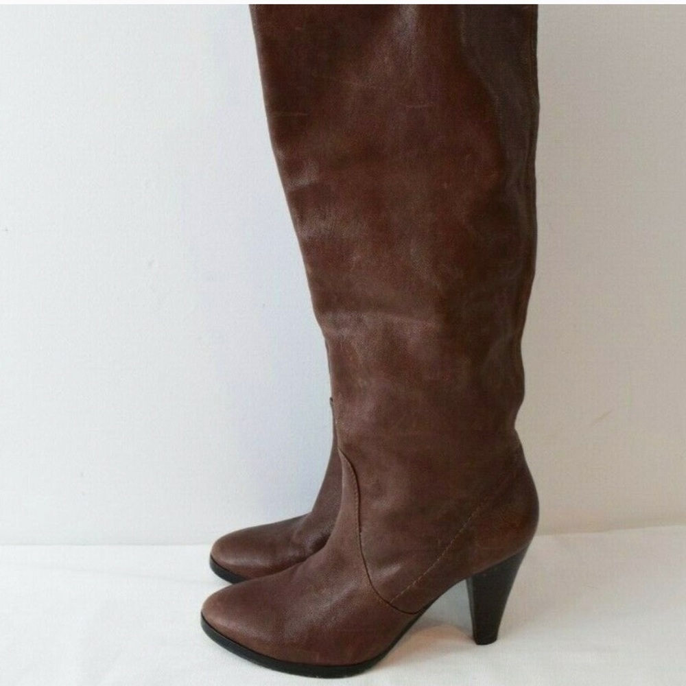 Michael Kors Knee High Leather Boots 8.5